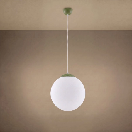Lampa wisząca UGO 20 zielona oliwka SL.2228 - Sollux