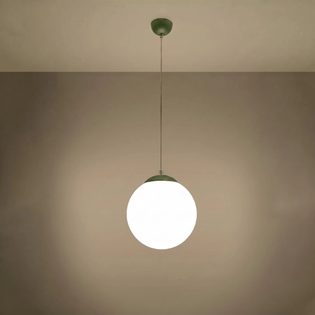 Lampa wisząca UGO 30 zielona oliwka SL.2229 - Sollux