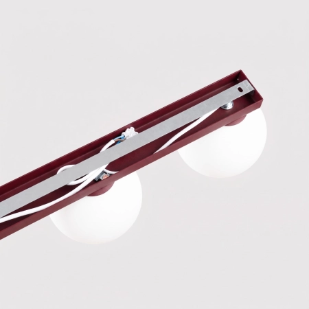 Plafon YOLI 6 burgund SL.2254 - Sollux