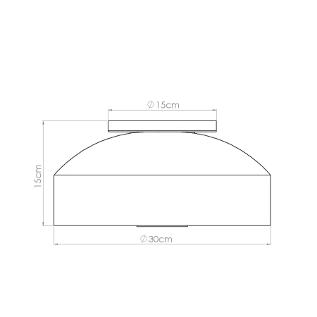 Plafon kwadratowy stalowy taupe 30cm 4-punktowy OMIQ SL.2279 - Sollux Lighting