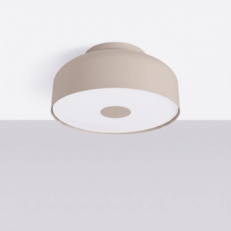 Plafon kwadratowy stalowy taupe 30cm 4-punktowy OMIQ SL.2279 - Sollux Lighting