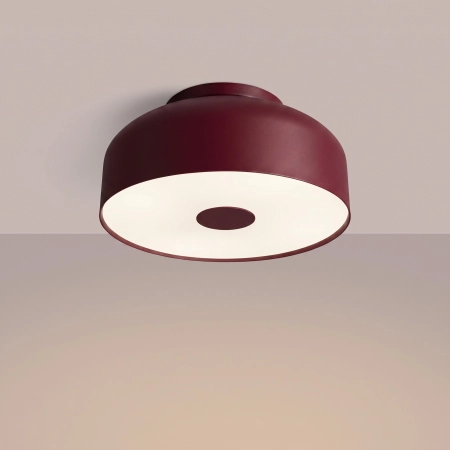 Plafon okrągły aluminiowy 4-punktowy OMIQ burgund SL.2280 - Sollux Lighting