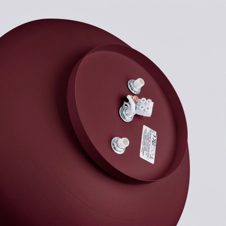 Plafon okrągły aluminiowy 4-punktowy OMIQ burgund SL.2280 - Sollux Lighting
