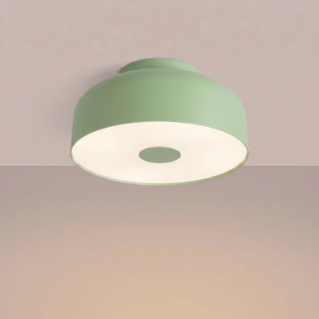 Plafon stalowy okrągły szałwiowy 30cm 4-punktowy z serii OMIQ SL.2283 - Sollux Lighting