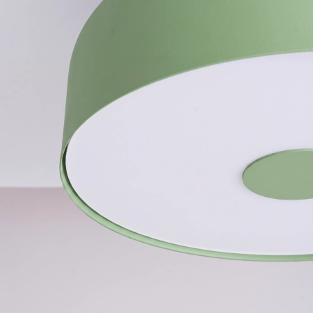 Plafon stalowy okrągły szałwiowy 30cm 4-punktowy z serii OMIQ SL.2283 - Sollux Lighting
