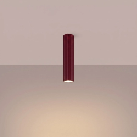 Plafon KARBON 40 burgund SL.2299 - Sollux