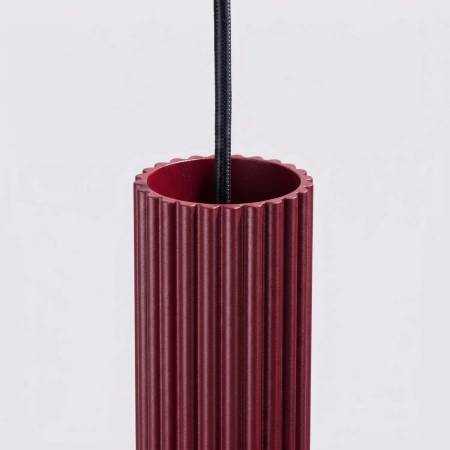 Lampa wisząca KARBON 3L burgund SL.2302 - Sollux