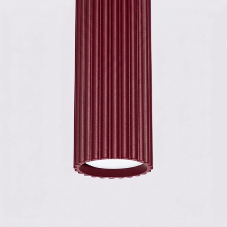 Lampa wisząca KARBON 3L burgund SL.2302 - Sollux