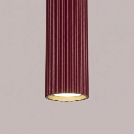 Lampa wisząca KARBON 3L burgund SL.2302 - Sollux