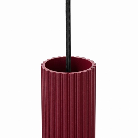 Lampa wisząca KARBON 3P burgund SL.2303 - Sollux