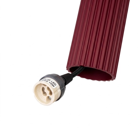 Lampa wisząca KARBON 3P burgund SL.2303 - Sollux