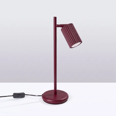 Lampa biurkowa KARBON burgund SL.2305 - Sollux