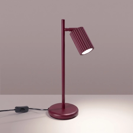 Lampa biurkowa KARBON burgund SL.2305 - Sollux