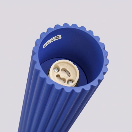 Plafon aluminiowy kwadratowy ultramaryna 10cm z serii KARBON SL.2306 - Sollux Lighting