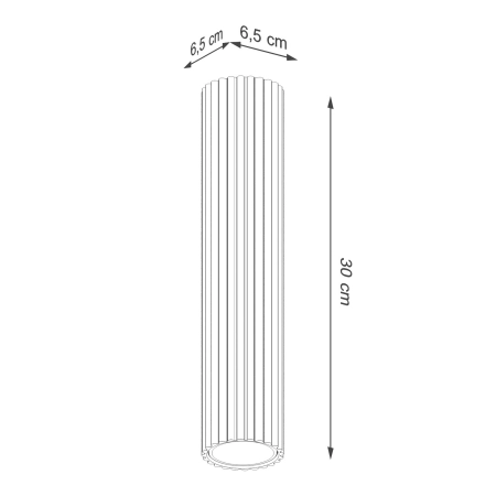 Plafon KARBON 30 ultramaryna SL.2308 - Sollux