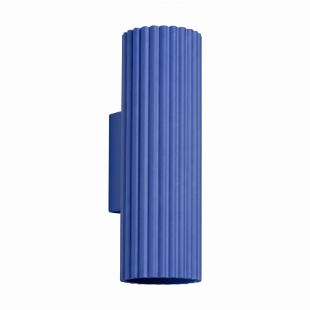Kinkiet aluminiowy ultramaryna 20cm 2-punktowy KARBON 20 SL.2316 - Sollux Lighting