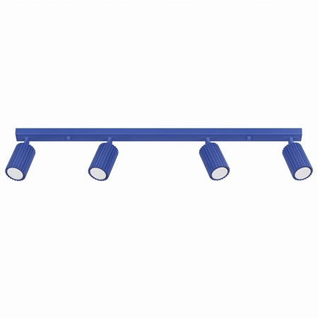 Plafon aluminiowy ultramaryna 4-punktowy 81cm z serii KARBON SL.2325 - Sollux Lighting