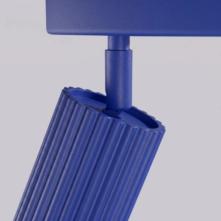 Plafon aluminiowy ultramaryna 4-punktowy 81cm z serii KARBON SL.2325 - Sollux Lighting