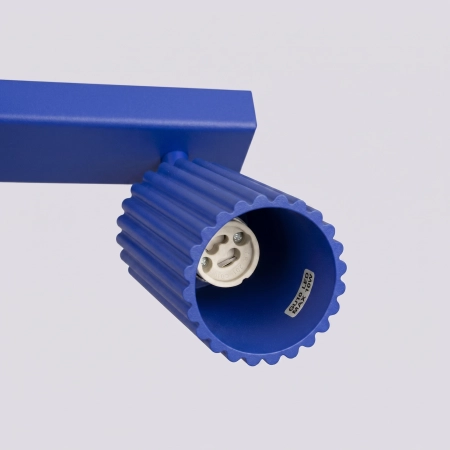 Plafon aluminiowy ultramaryna 4-punktowy 81cm z serii KARBON SL.2325 - Sollux Lighting