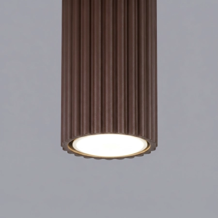 Plafon aluminiowy brązowy kwadratowy 10cm KARBON 10 SL.2331 - Sollux Lighting