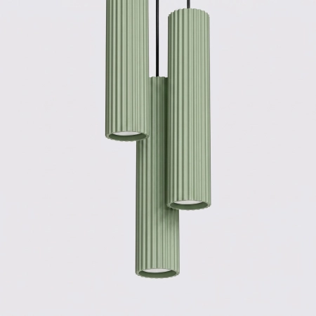 Lampa wisząca KARBON 3P szałwiowa SL.2339 - Sollux