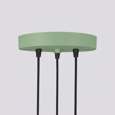 Lampa wisząca KARBON 3P szałwiowa SL.2339 - Sollux