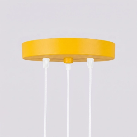 Lampa wisząca KARBON 3P żółta SL.2340 - Sollux