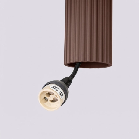 Lampa wisząca KARBON 3P brązowa SL.2342 - Sollux