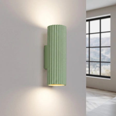 Kinkiet aluminiowy szałwiowy 2-punktowy 20cm z serii KARBON SL.2344 - Sollux Lighting