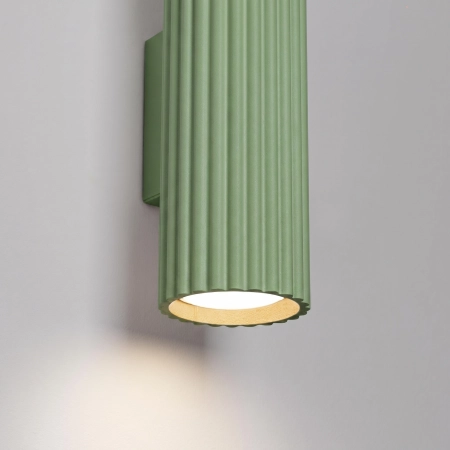 Kinkiet aluminiowy szałwiowy 2-punktowy 20cm z serii KARBON SL.2344 - Sollux Lighting