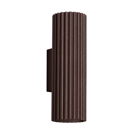 Kinkiet aluminiowy brązowy 20cm 2-punktowy KARBON 20 z serii KARBON SL.2347 - Sollux Lighting