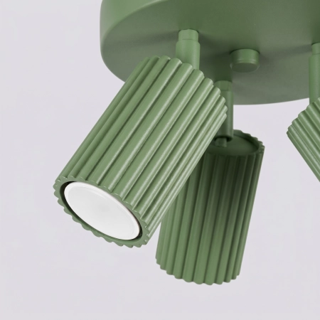 Plafon aluminiowy szałwiowy 3-punktowy z serii KARBON SL.2353 - Sollux Lighting