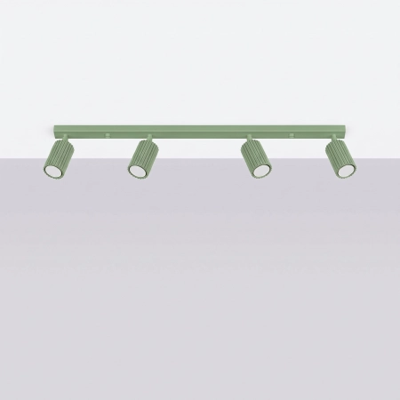 Plafon aluminiowy szałwiowy 4-punktowy KARBON z serii KARBON SL.2354 - Sollux Lighting