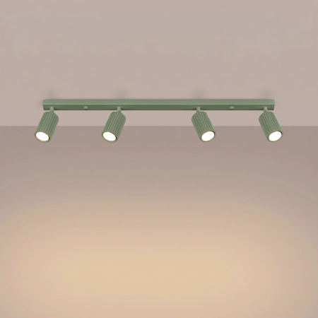 Plafon aluminiowy szałwiowy 4-punktowy KARBON z serii KARBON SL.2354 - Sollux Lighting