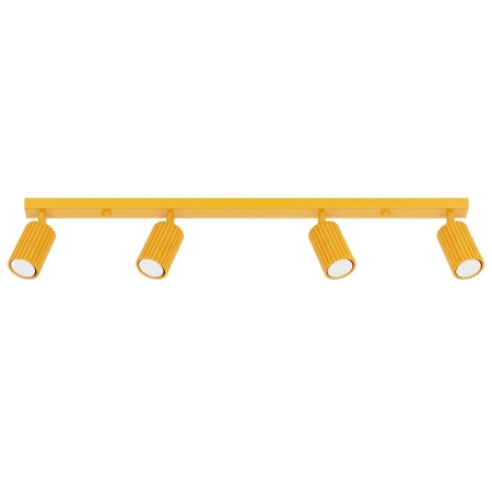 Plafon aluminiowy żółty 4-punktowy z regulacją KARBON z serii KARBON SL.2361 - Sollux Lighting