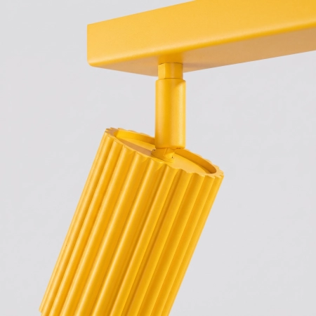 Plafon aluminiowy żółty 4-punktowy z regulacją KARBON z serii KARBON SL.2361 - Sollux Lighting