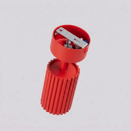 Plafon KARBON 1 czerwony SL.2364 - Sollux