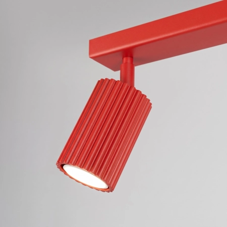 Plafon KARBON 2 czerwony SL.2365 - Sollux