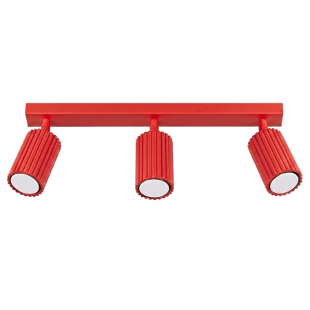 Plafon KARBON 3L czerwony SL.2366 - Sollux