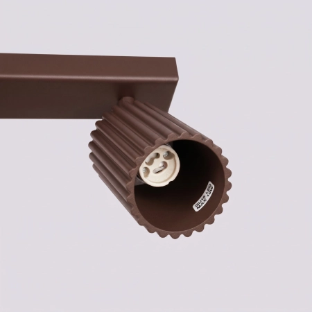 Plafon KARBON 2 brązowy SL.2372 - Sollux