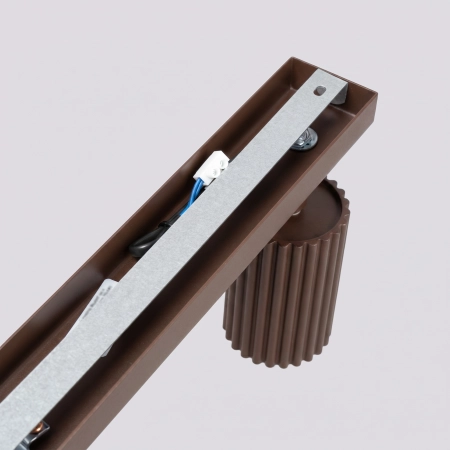 Plafon aluminiowy brązowy 4-punktowy regulowany z serii KARBON SL.2375 - Sollux Lighting