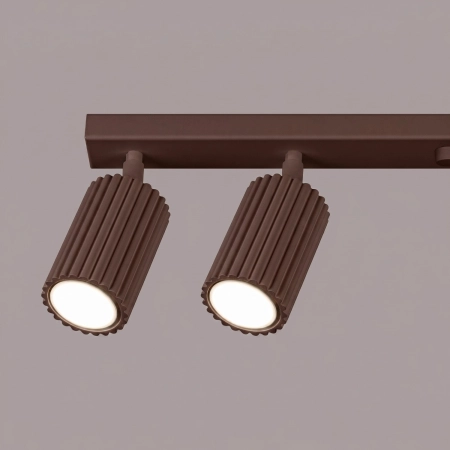 Plafon KARBON 6L brązowy SL.2376 - Sollux