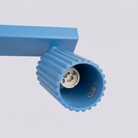 Plafon KARBON 2 błękitny SL.2379 - Sollux