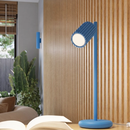 Plafon aluminiowy błękitny 4-punktowy 81cm KARBON 4L z serii KARBON SL.2382 - Sollux Lighting