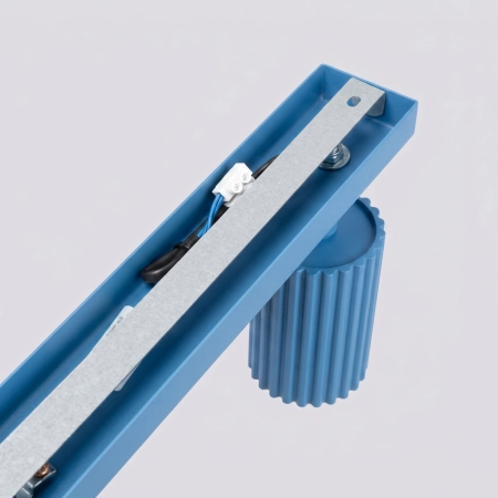Plafon aluminiowy błękitny 4-punktowy 81cm KARBON 4L z serii KARBON SL.2382 - Sollux Lighting