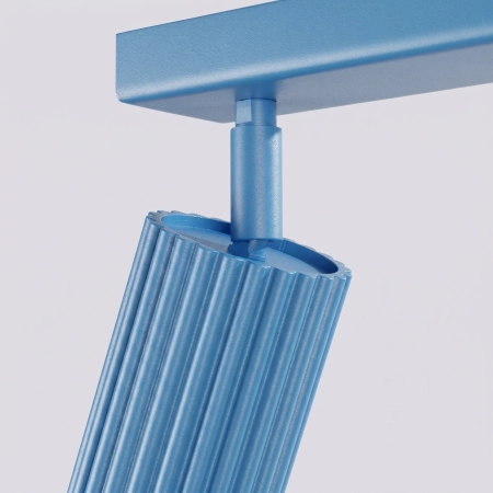 Plafon aluminiowy błękitny 4-punktowy 81cm KARBON 4L z serii KARBON SL.2382 - Sollux Lighting