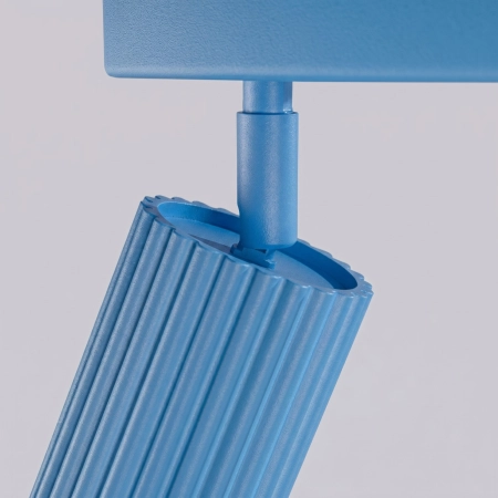 Plafon KARBON 6L błękitny SL.2383 - Sollux