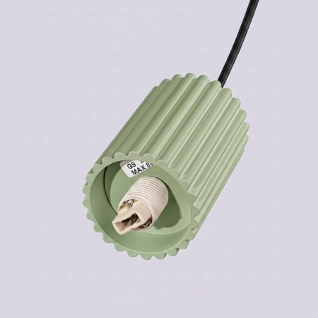 Lampa wisząca HALO 1 szałwiowa SL.2390 - Sollux