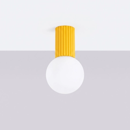 Plafon HALO żółty IP44 SL.2392 - Sollux