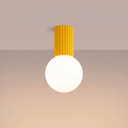 Plafon HALO żółty IP44 SL.2392 - Sollux